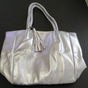 Ultra Chi Silver Shimmer Tote Bag